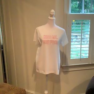 Kate Spade white tee shirt.  Size S.  New